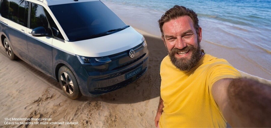 Vsaďte si na dnešní den plný tiket Eurojackpotu a&nbsp;hrajte navíc o&nbsp;2x vůz VW California.