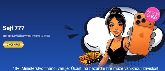 Soutěž s loterií Sejf 777 u LuckyBetu