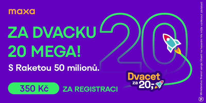 Vsaďte si třeba za 20&nbsp;Kč loterii Dvacet za 20,- a&nbsp;hrajte až o&nbsp;20 milionů.