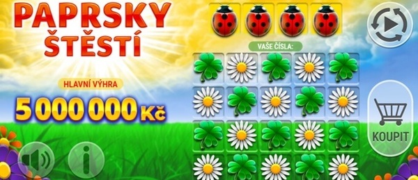 Online los Paprsky štěstí za 100 Kč