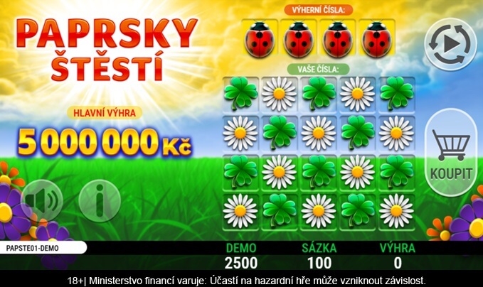 Online los Paprsky štěstí za 100&nbsp;Kč