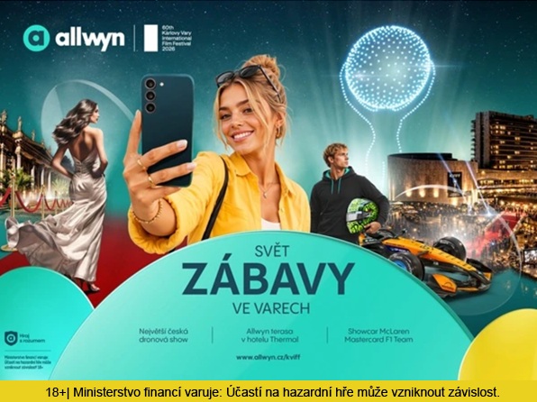 Allwyn zazáří na KVIFF s&nbsp;největší dronovou show v&nbsp;historii