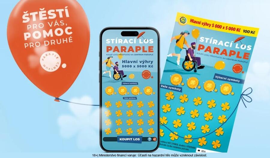Stírací los Paraple od Allwynu