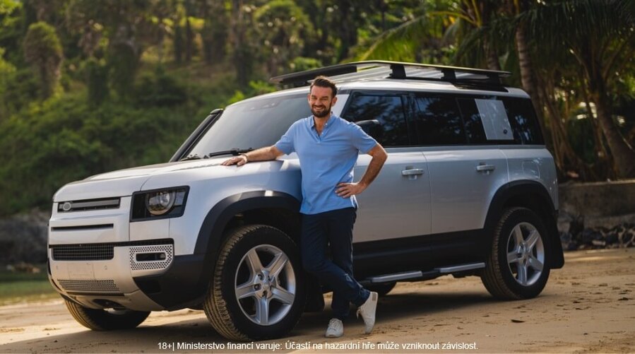 Vsaďte si dnes Eurojackpot a&nbsp;hrajte navíc o&nbsp;2x Land Rover Defender za 2,2 milionu.