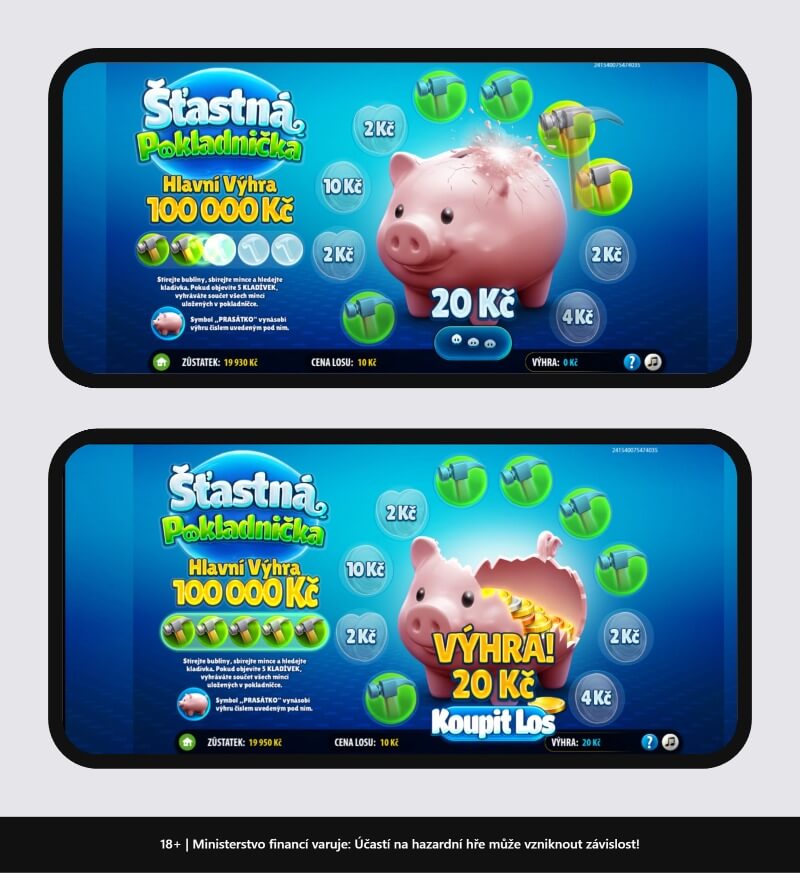 Šťastná pokladnička od Allwynu - výhra