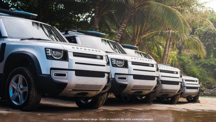 Hrajte dnes o&nbsp;poslední 4 kusy luxusních vozů Land Rover Defender.