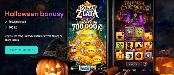 Získejte Halloween bonus se stíracími losy Allwyn.